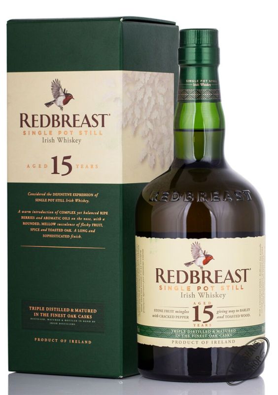 Redbreast 15 YO – 700 ml – 46.0% vol.: vista principale