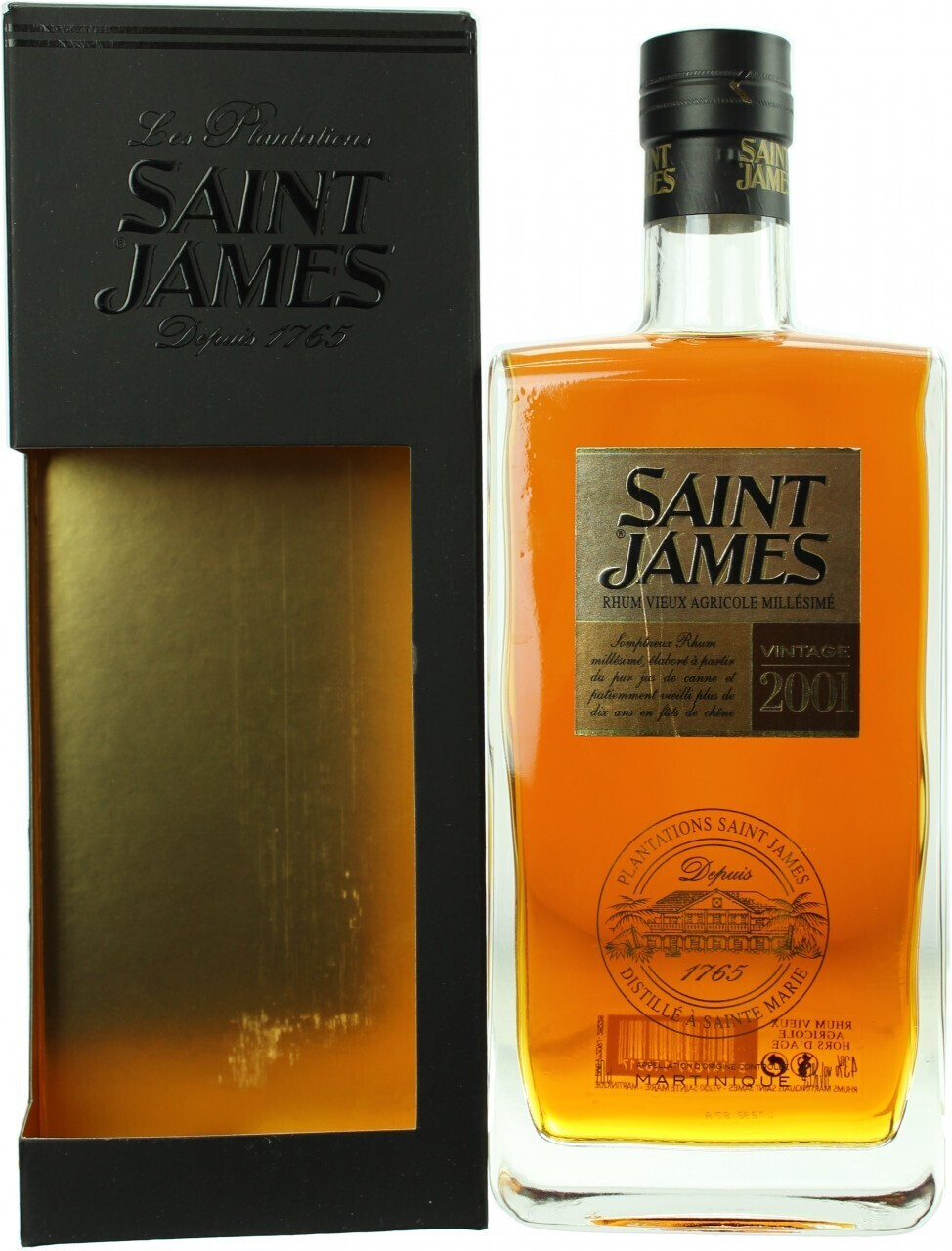 Saint James Vintage 2001 – 700 ml – 43.0% vol.: vista principale