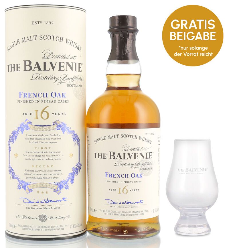 The Balvenie 16YO French Oak – 700 ml – 47.6% vol.: vista principale