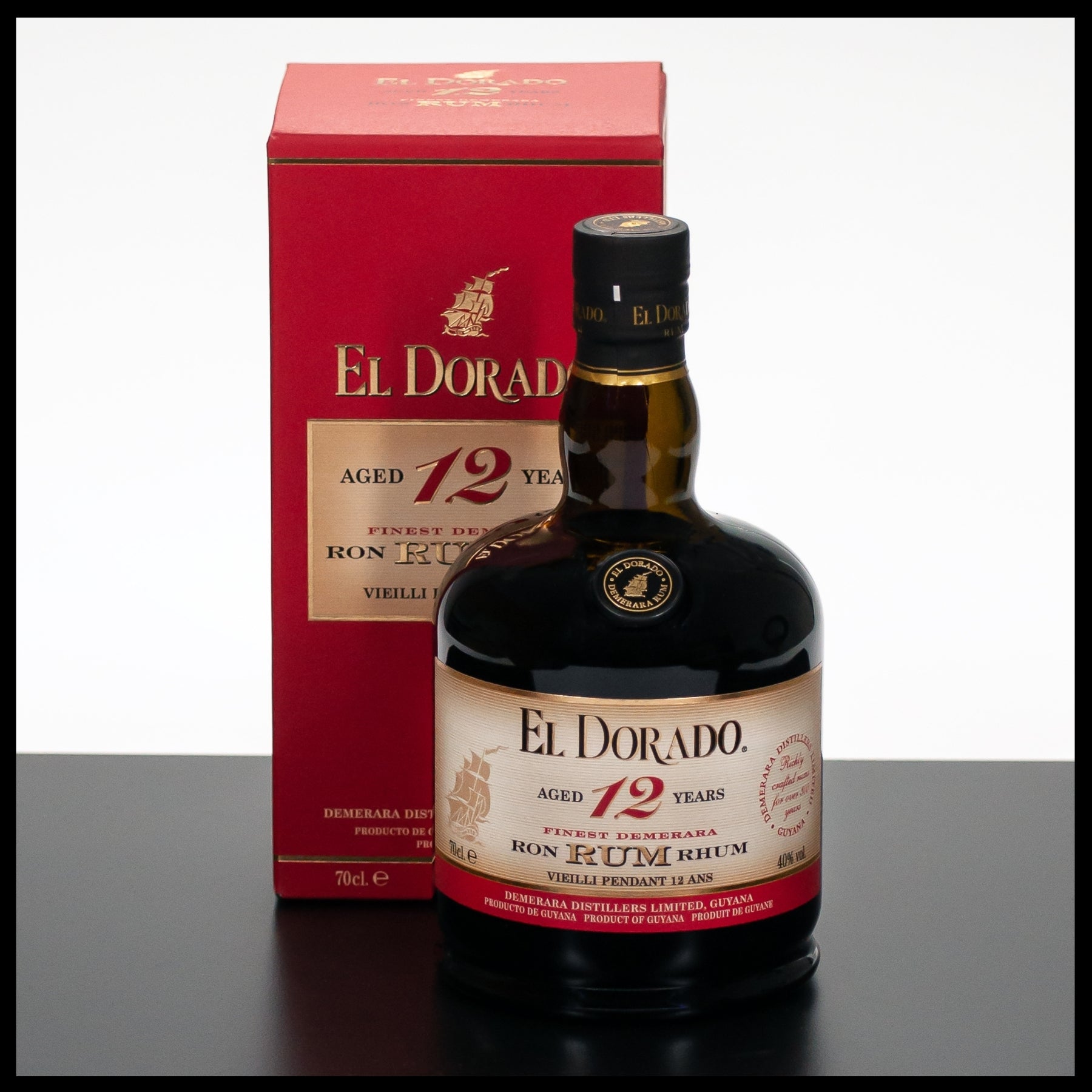 El Dorado 12 YO Senza – 700 ml – 40.0% vol.: vista principale