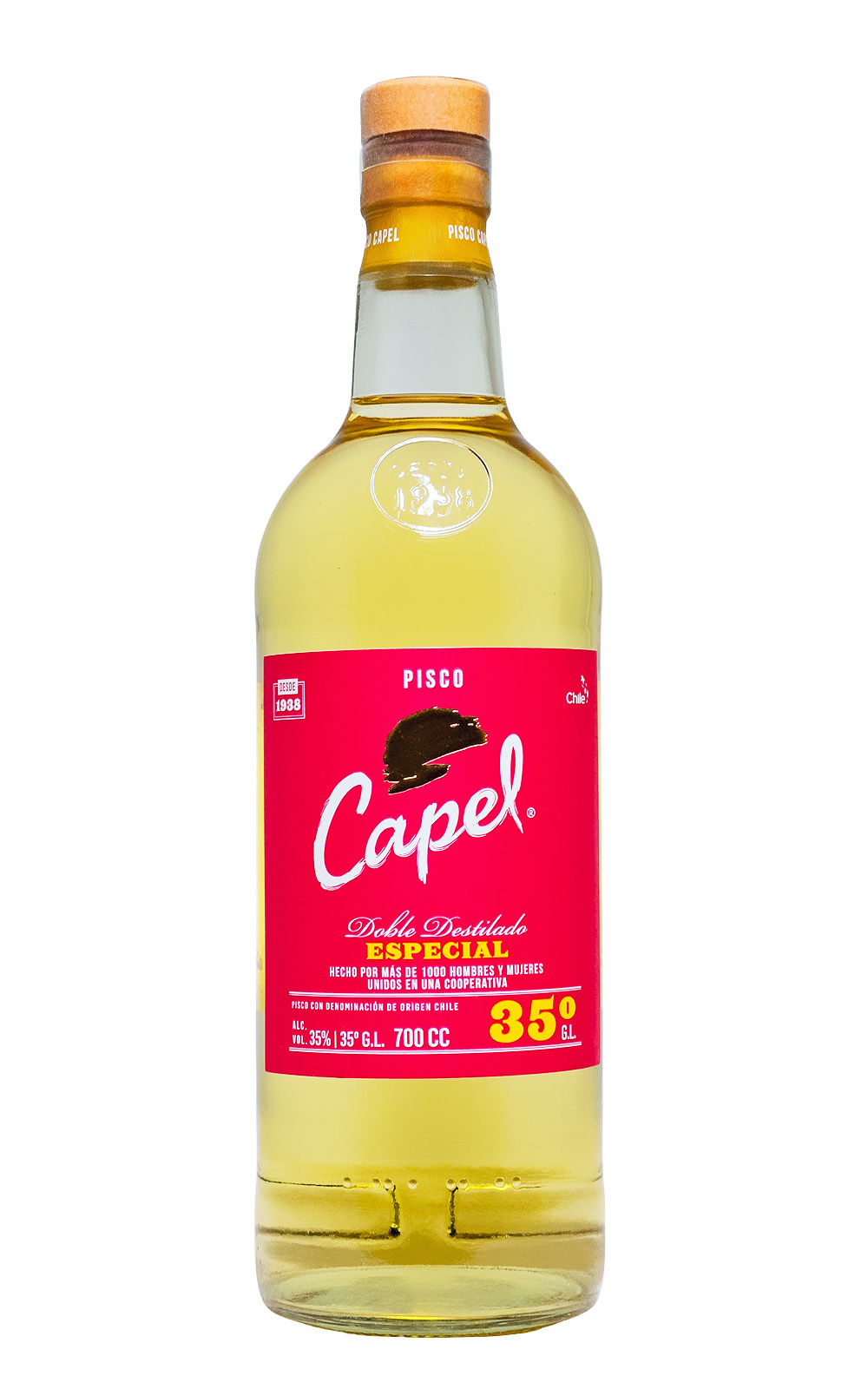 Pisco Capel Especial – 700 ml – 35.0% vol.: vista principale
