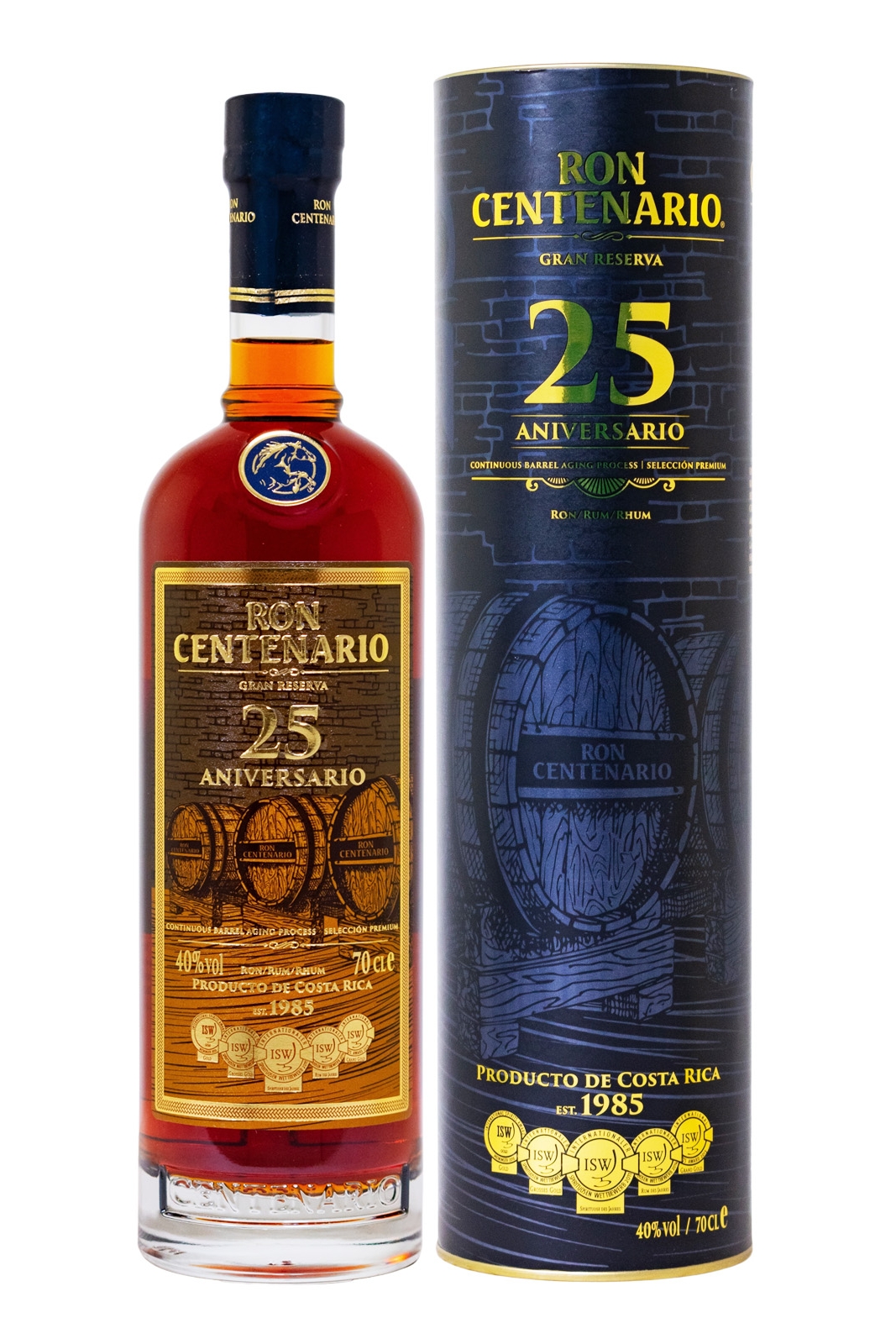 Centenario 25 Y. Gran Reserva Solera – 700 ml – 40.0% vol.: vista principale