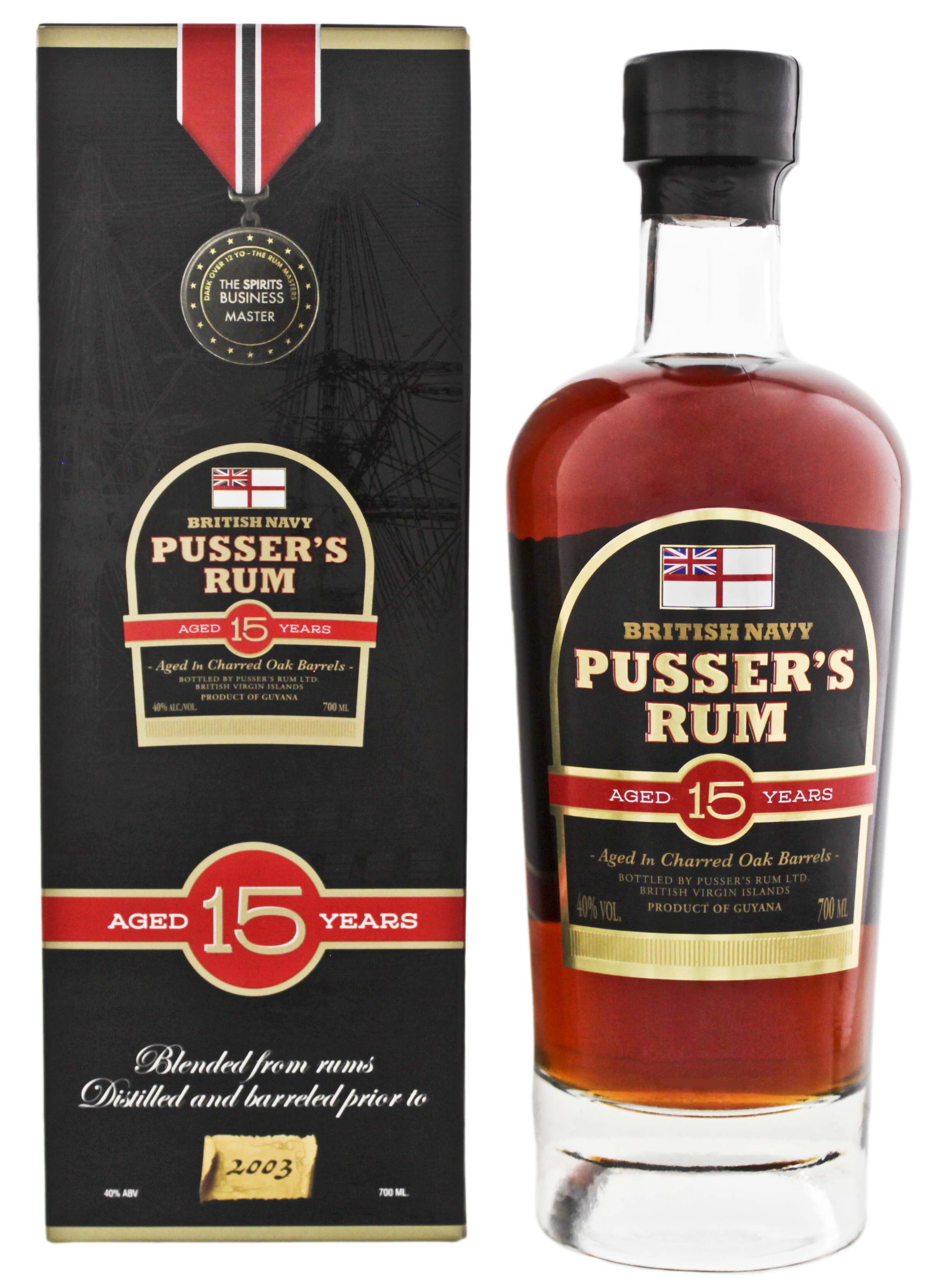 Pusser'S 15 YO – 700 ml – 40.0% vol.: vista principale