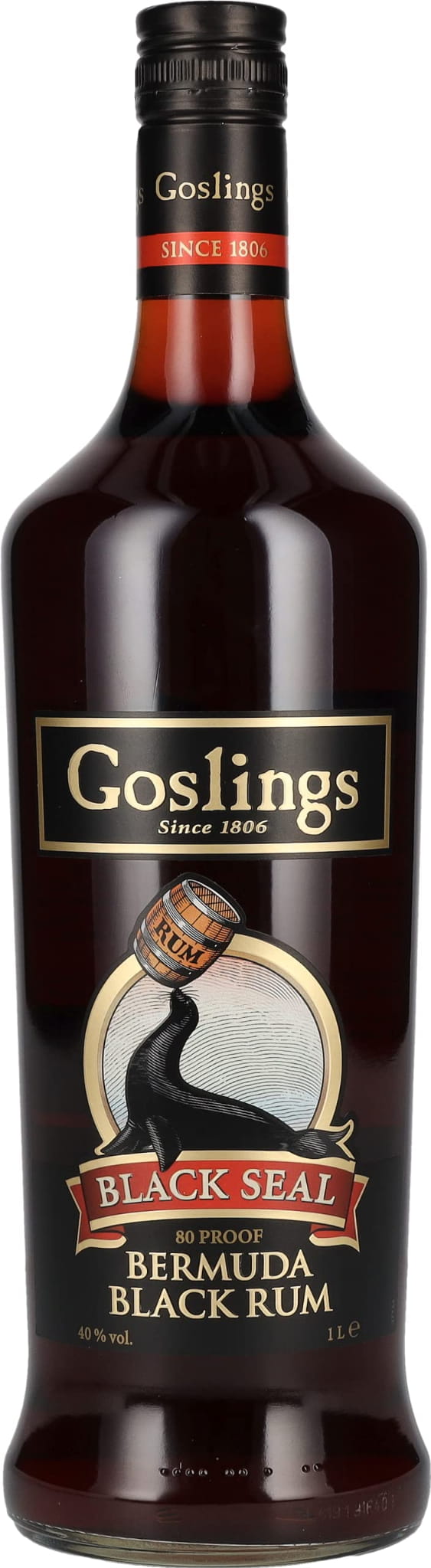 Goslings Black Seal – 1 L – 40.0% vol.: vista principale