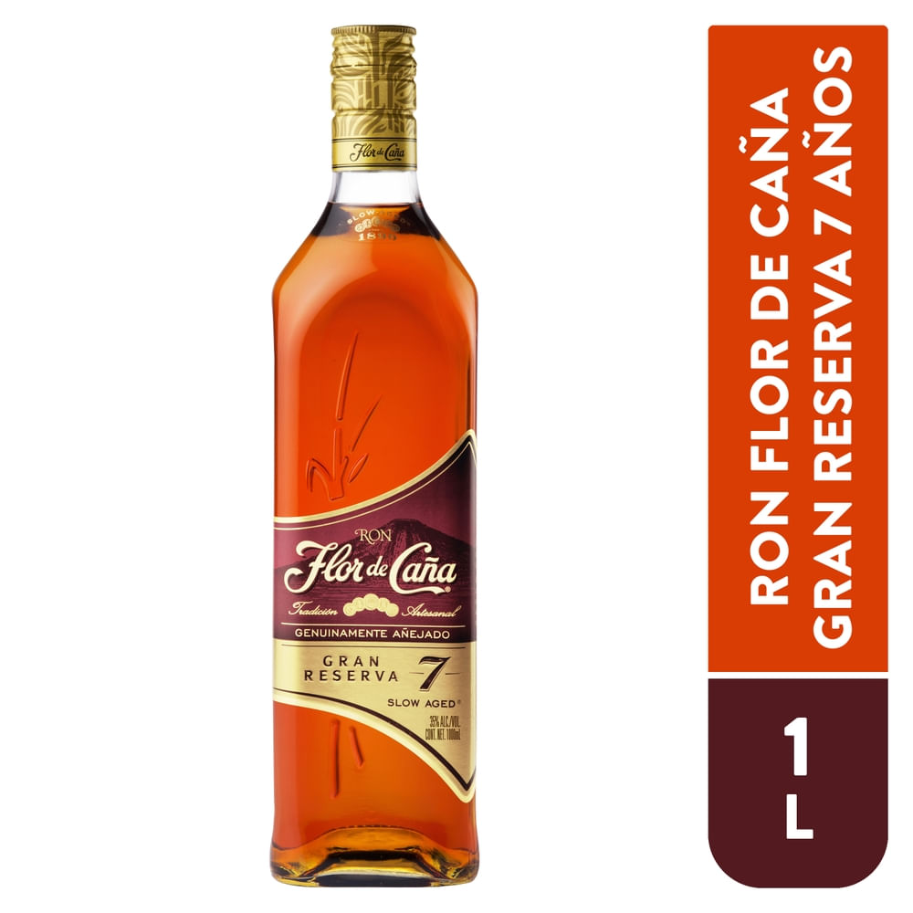 Flor de Caña Gran Reserva 7 YO – 1 L – 40.0% vol.: vista principale