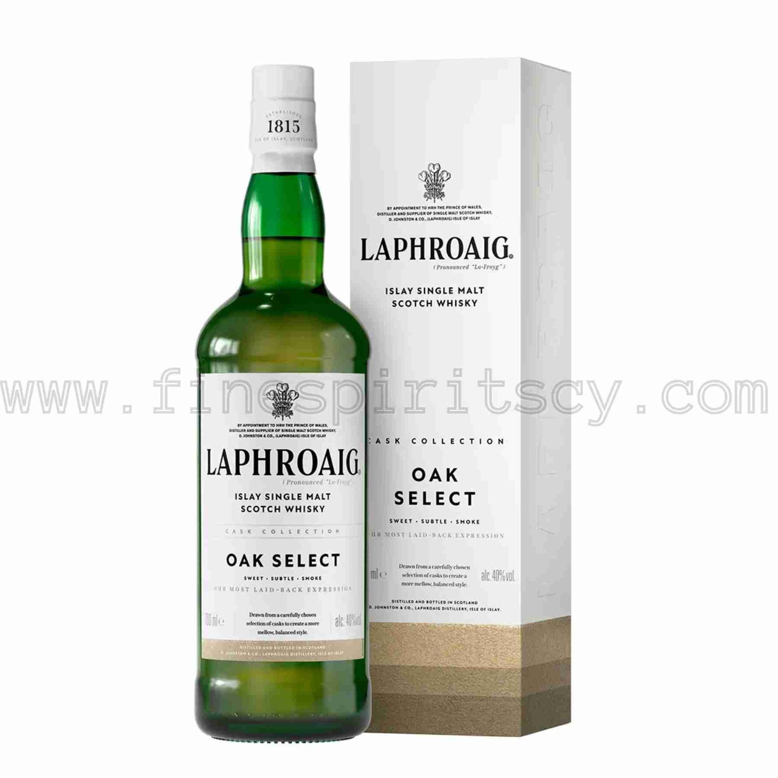 Laphroaig Oak Select – 700 ml – 40.0% vol.: vista principale