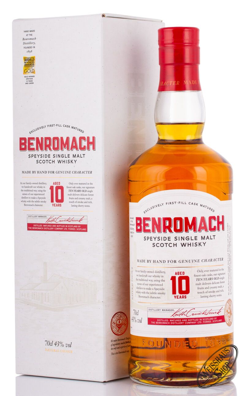 Benromach 10 YO – 700 ml – 43.0% vol.: vista principale