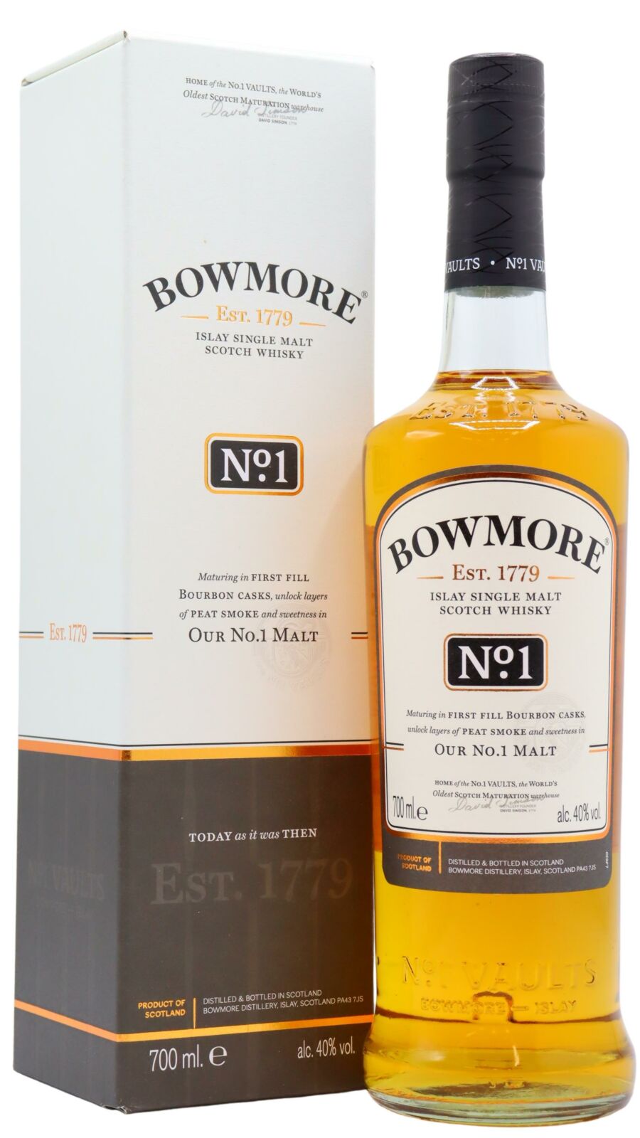 Bowmore N°.1 – 700 ml – 40.0% vol.: vista principale