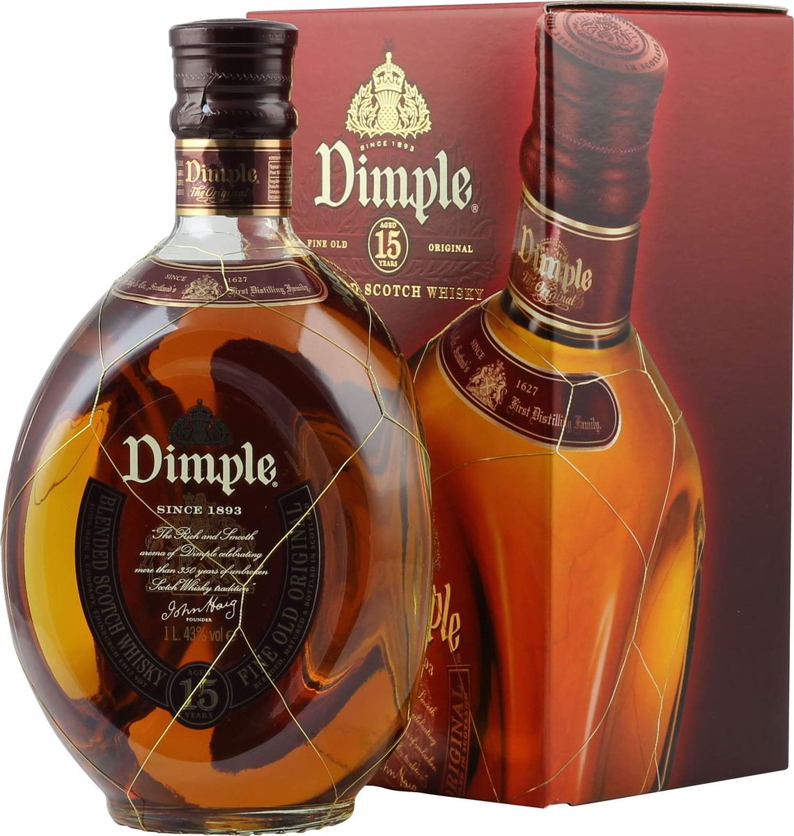 Dimple 15YO – 1 L – 43.0% vol.: vista principale