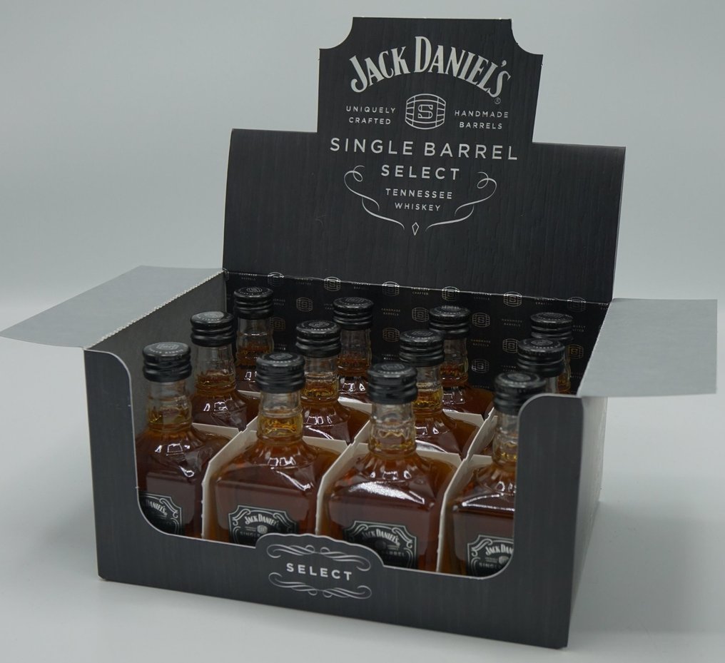 Whiskey Jack Daniel'S Single Barrel Select Miniature – Confezione 12×50 ml – 45.0% vol.: vista principale
