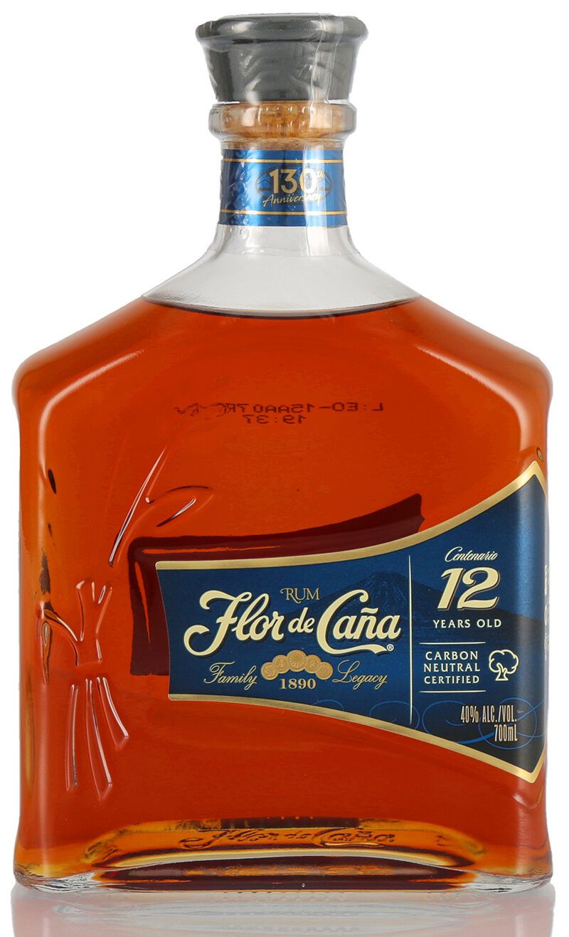 Flor de Caña Centenario 12 YO – 700 ml – 40.0% vol.: vista principale