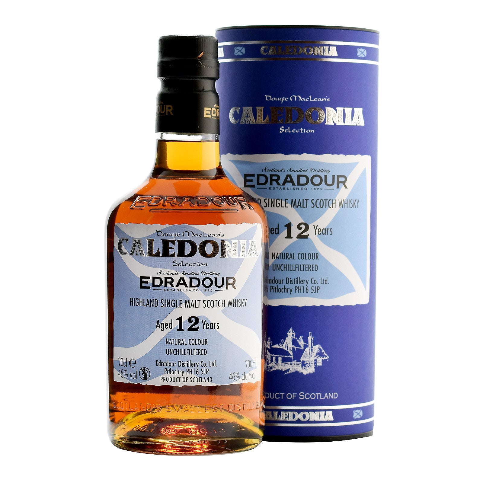 Edradour 12 YO Caledonia – 700 ml – 46.0% vol.: vista principale