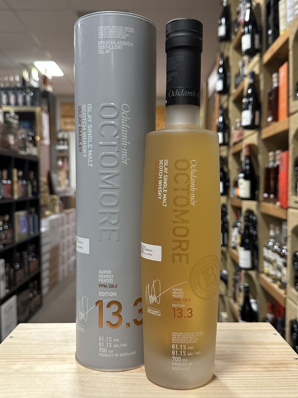 Octomore 13.3 Tinbox – 700 ml – 61.1% vol.: vista principale