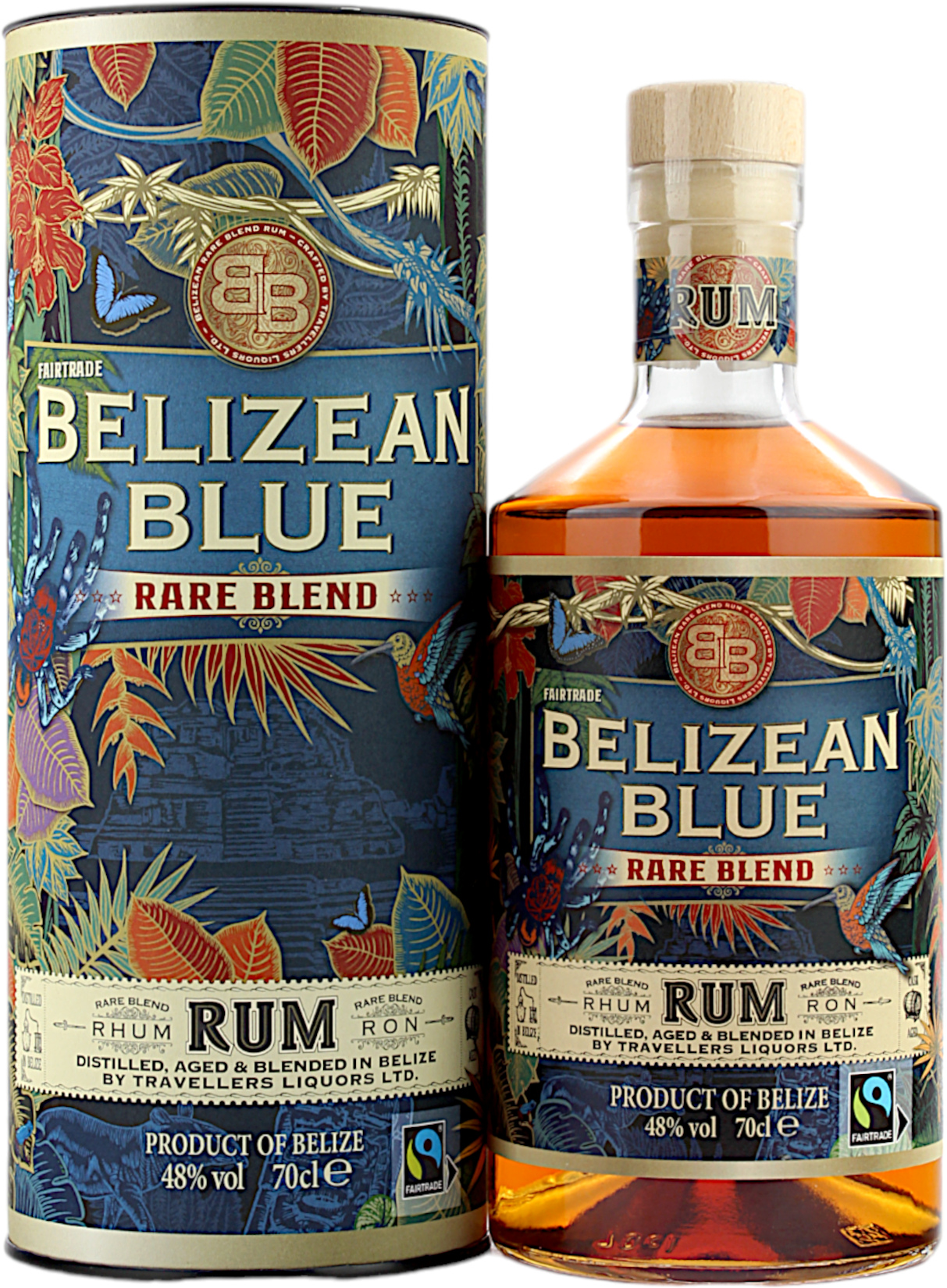 Belizean Blue Rare Blend – 700 ml – 48.0% vol.: vista principale