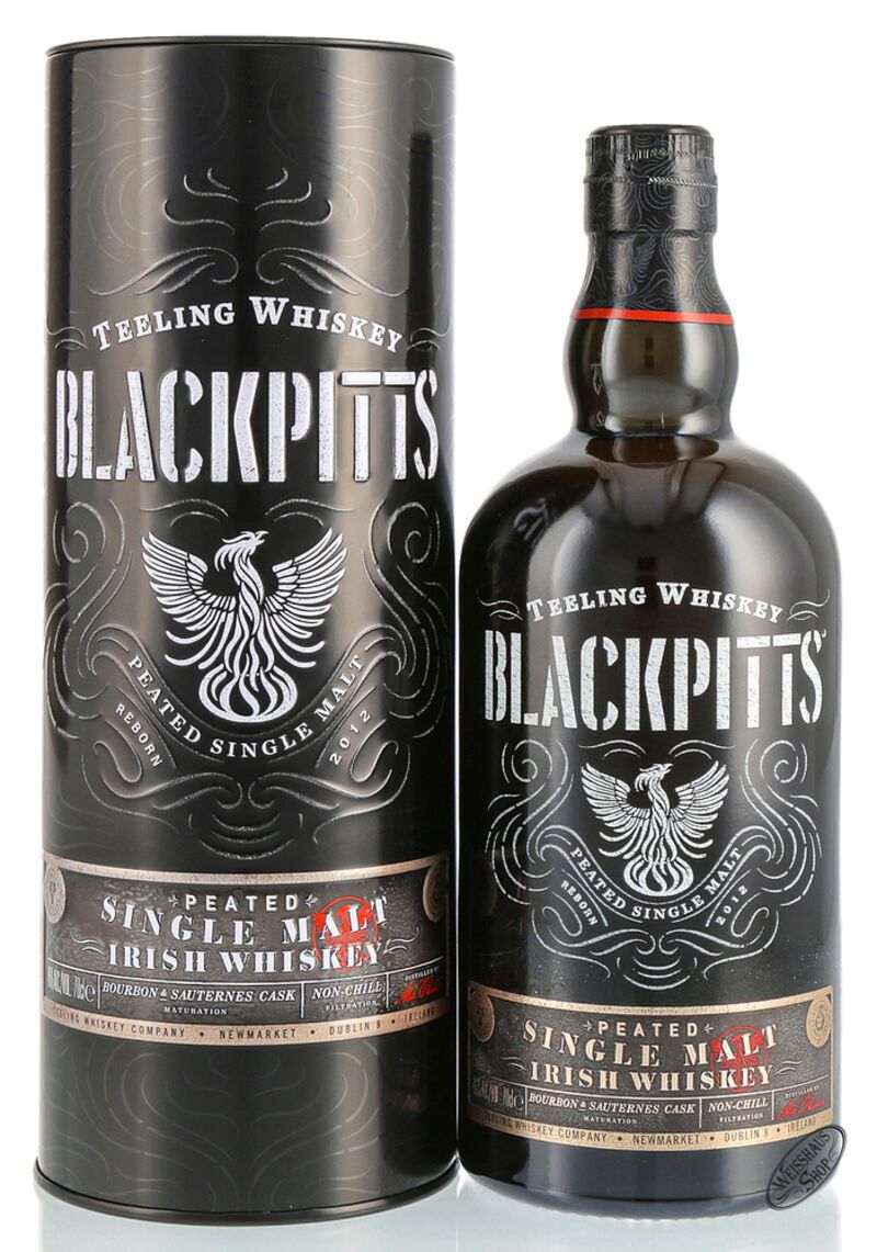Teeling Blackpitts Peated – 700 ml – 46.0% vol.: vista principale