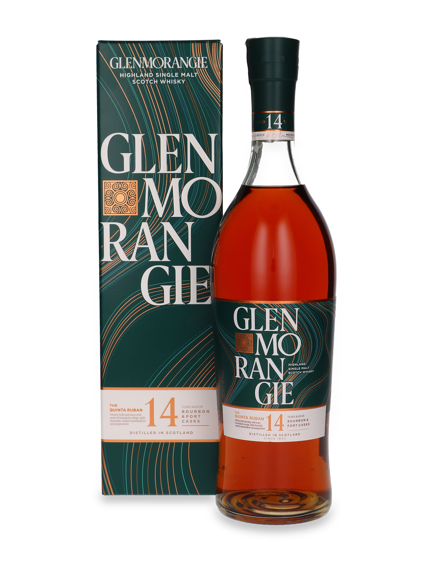Glenmorangie 14 YO Quinta Ruban – 700 ml – 46.0% vol.: vista principale