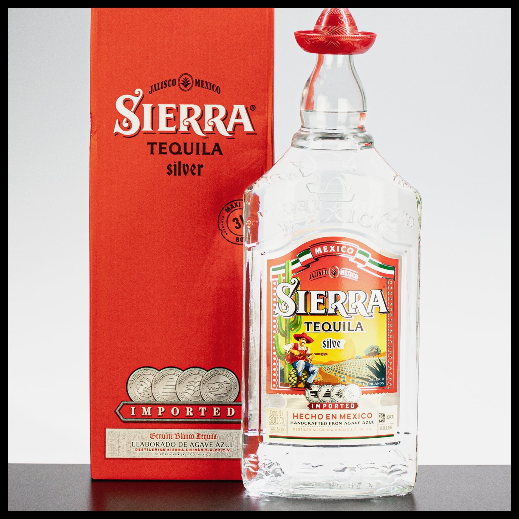 Sierra Silver-Blanco – Confezione 12×50 ml – 38.0% vol.: vista principale