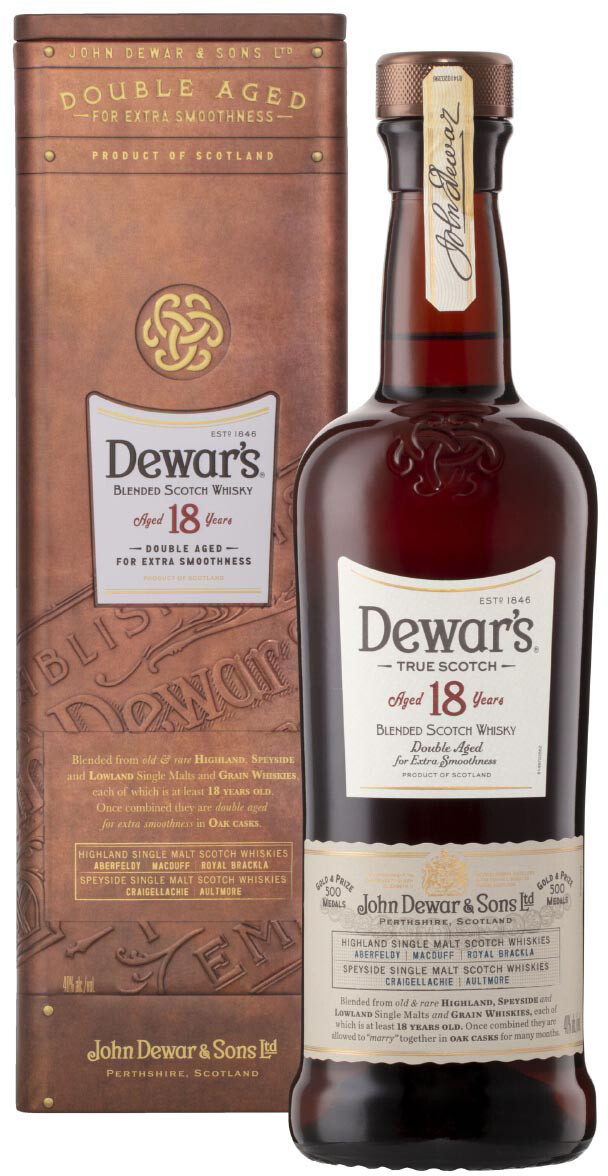 Dewar'S 18 YO Tinbox – 1 L – 40.0% vol.: vista principale