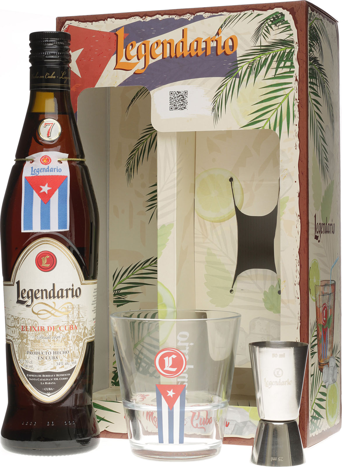 Legendario Elixir De Cuba Miniature – Confezione 12×50 ml – 34.0% vol.: vista principale