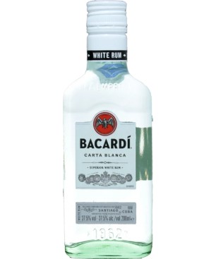 Bacardi Carta Blanca – 200 ml – 37.5% vol.: vista principale