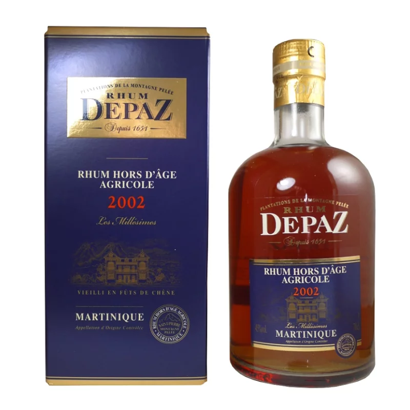 Depaz Millesime' 2002 – 700 ml – 45.0% vol.: vista principale